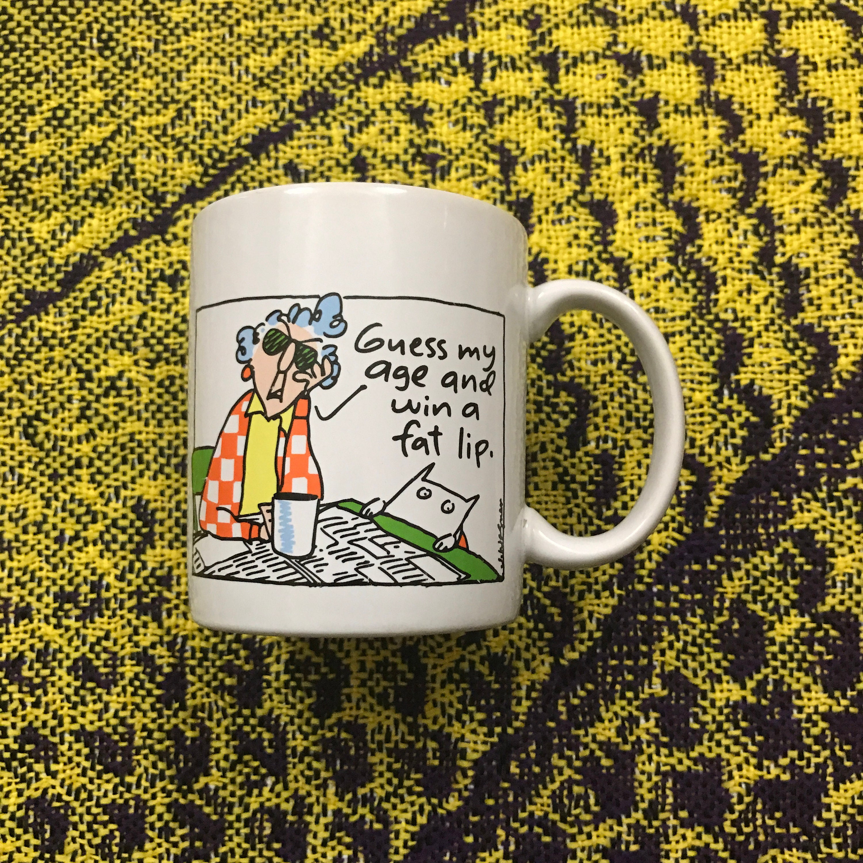 Vintage Maxine Hallmark Coffee Mug Guess My Age Coffee Cup Etsy