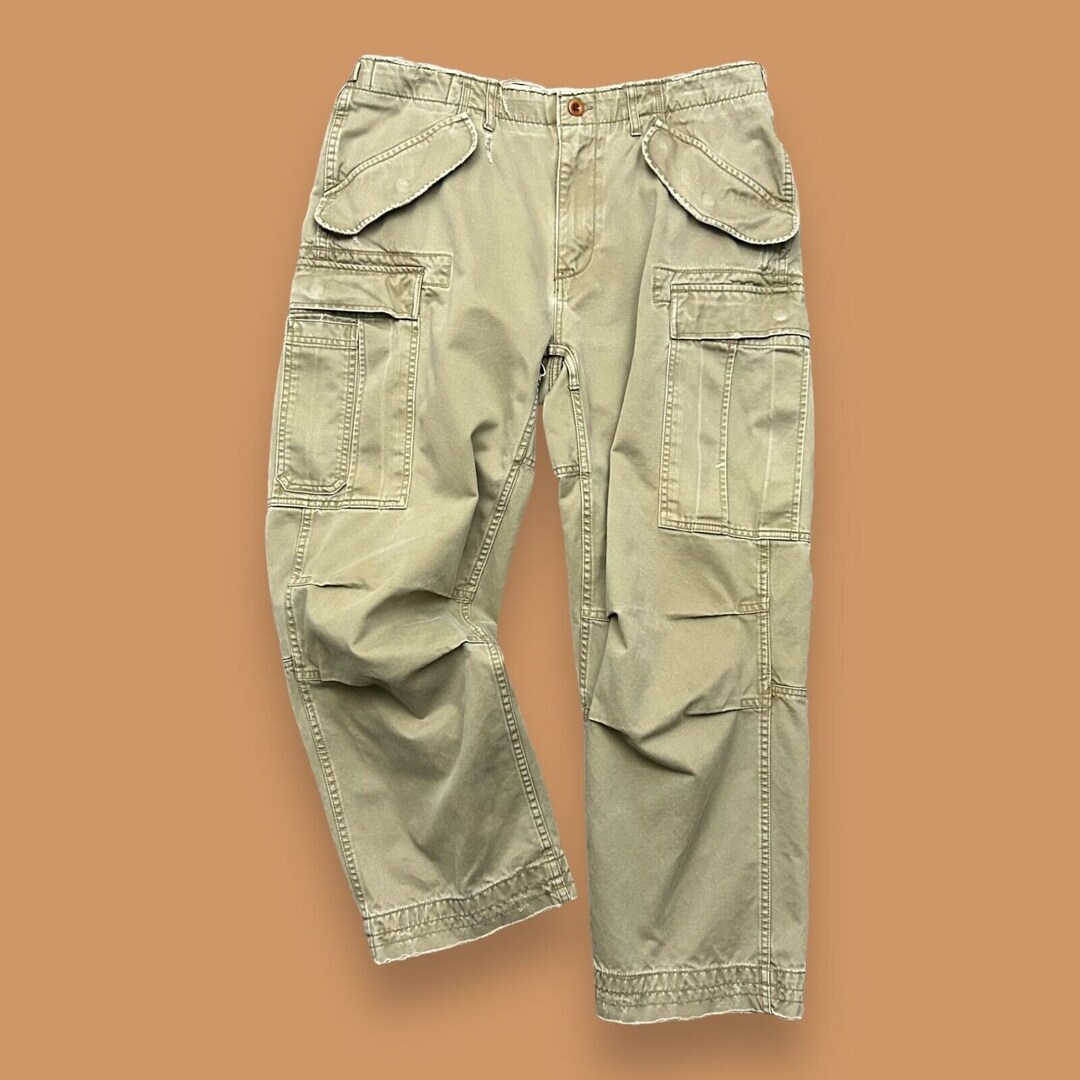 Vintage 90s Polo Ralph Lauren Cargo Trousers Size W35 main image 1