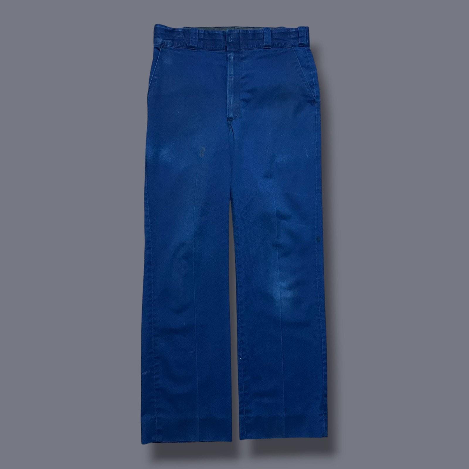 Vintage Navy Blue Pants - Etsy