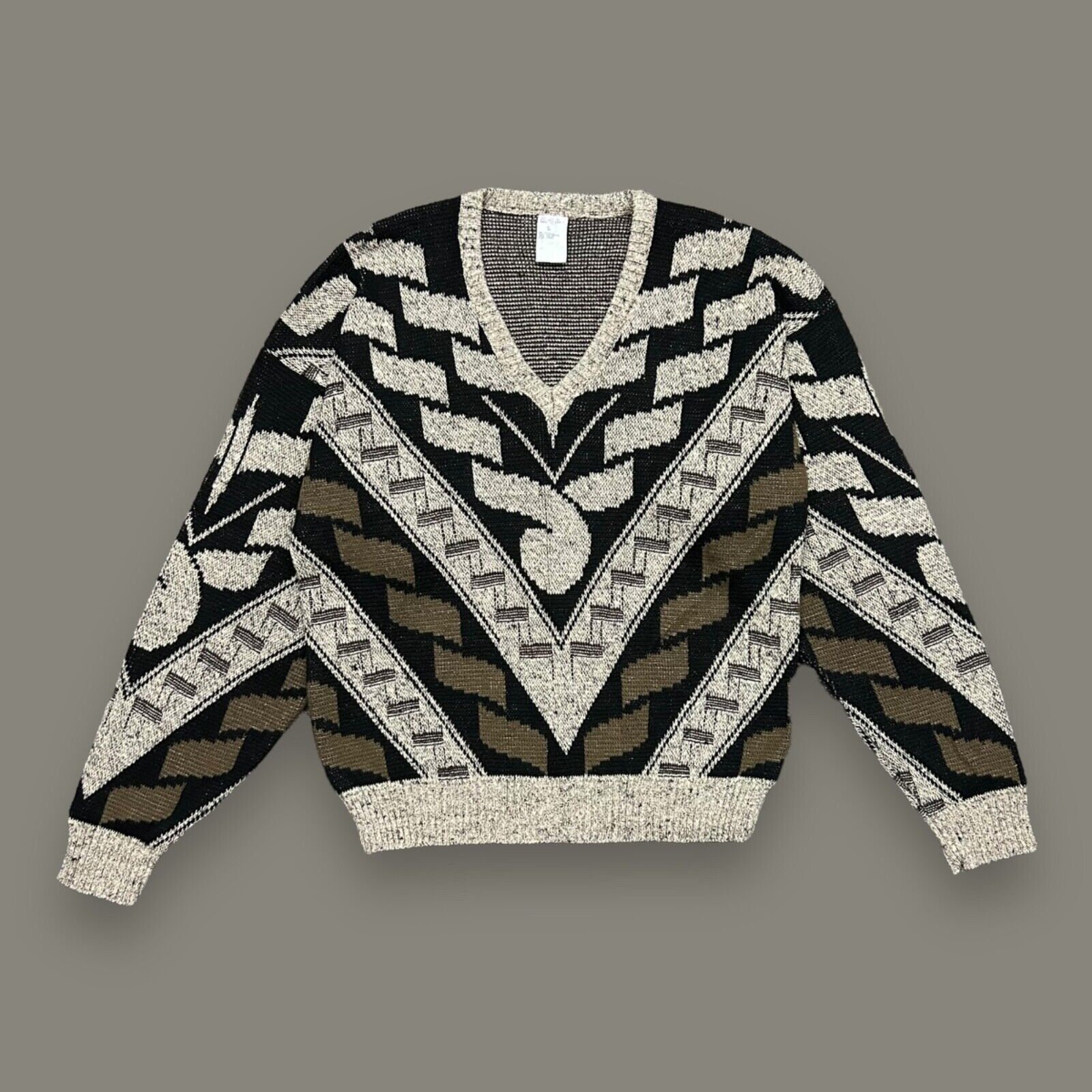 vintage Design sweater italia製 Vintage Cambio Italia Knitted Sweater / Vintage 90s Crewneck