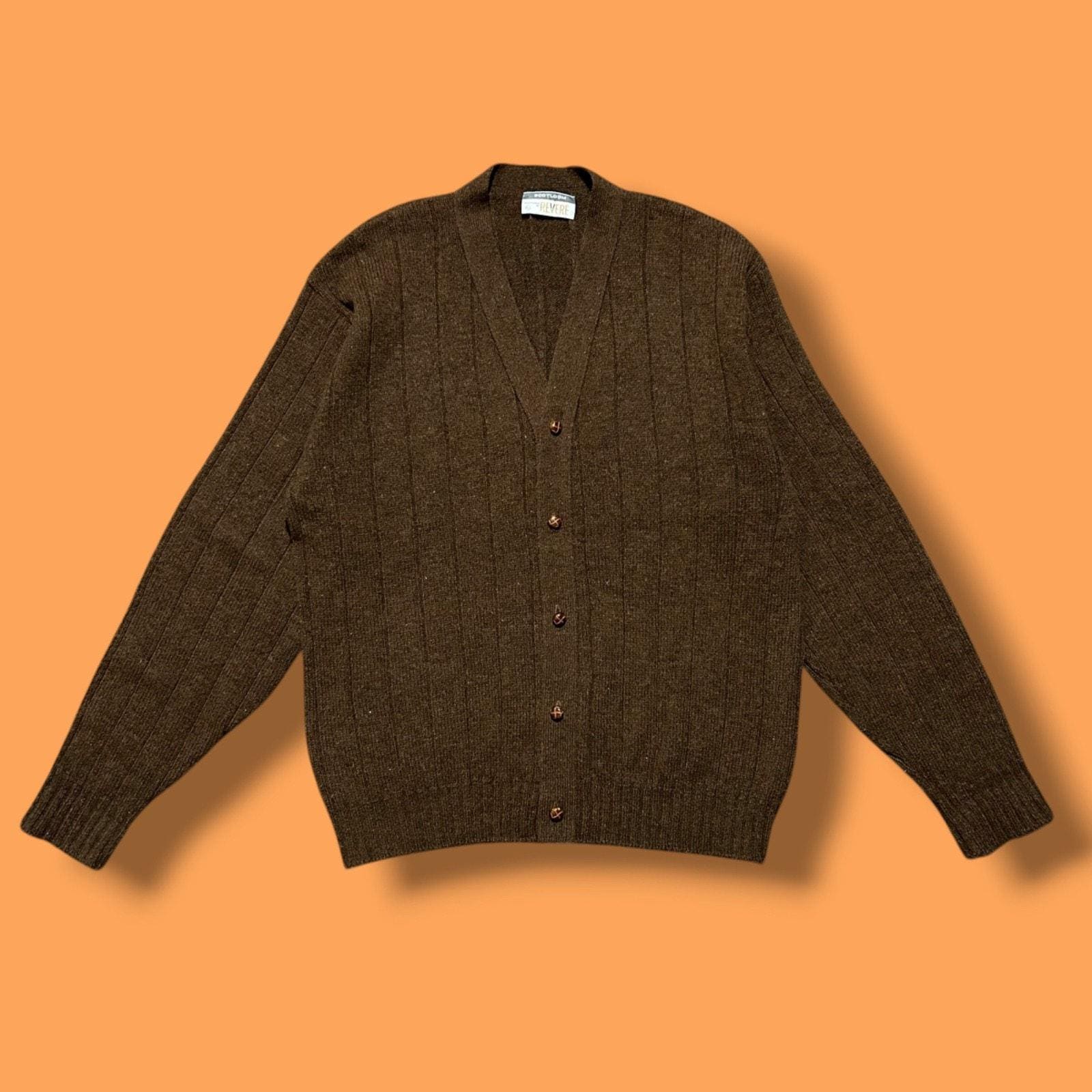 80s Cardigan Mens - Etsy