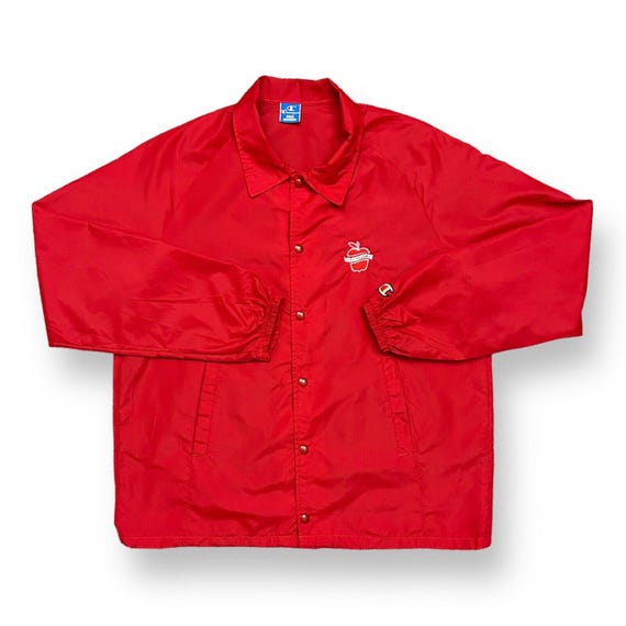 ジャケット・アウター [Vintage]90s Champion Nylon Food Jacket Vintage 80's Champion Autumn Golf Classic Button up Long