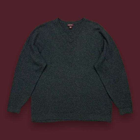 Vintage Nordstrom Lambswool Sweater Pullover Vneck