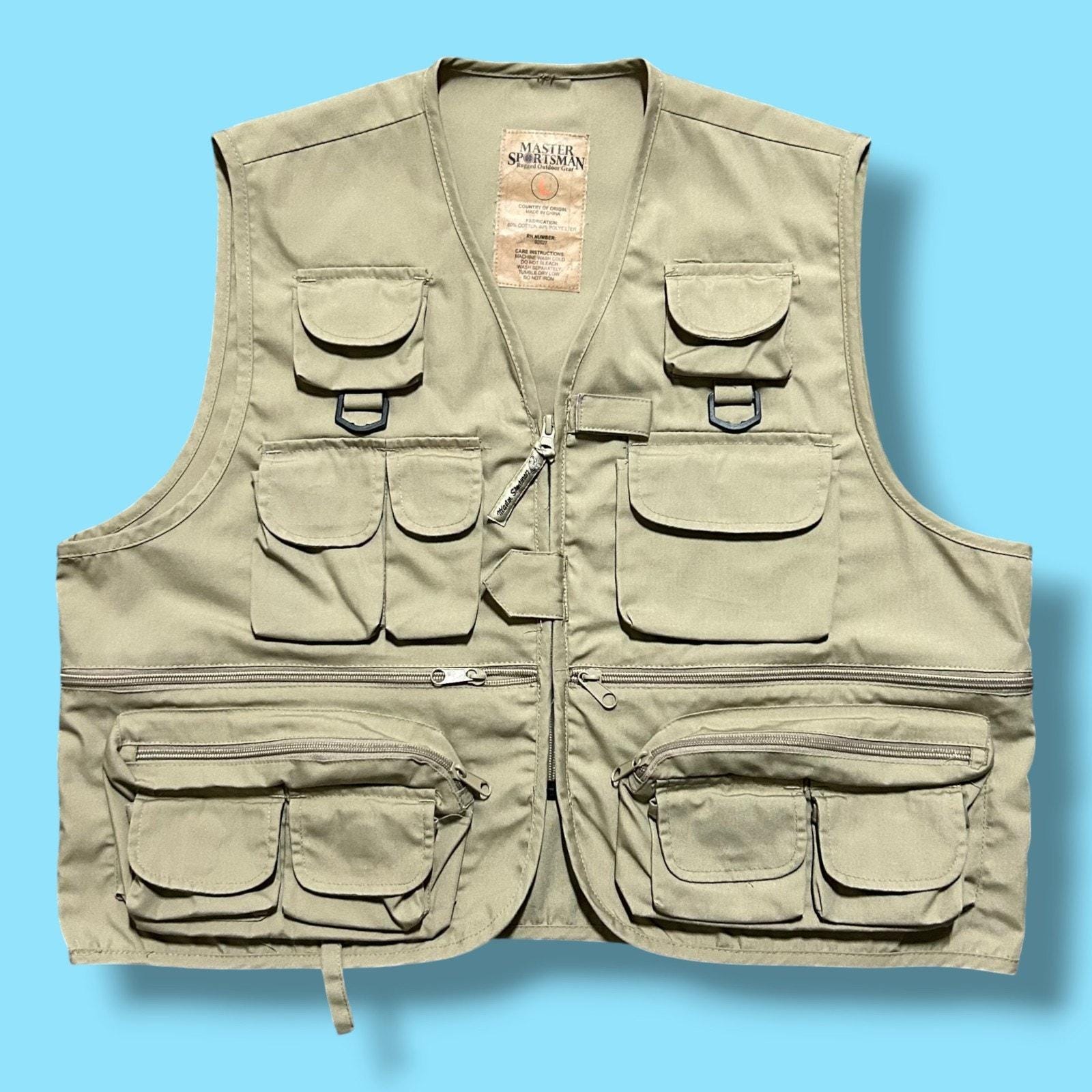 Vintage Fishing Vest - Etsy