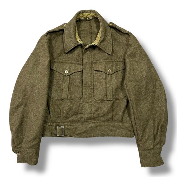 ジャケット・アウター 50s British Military Greatcoat VTG Rare VINTAGE 50's BRITISH UK ARMY KHAKI MILITARY GREATCOAT GREAT