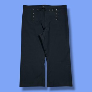 Vintage USN Wool Pants US Navy Cracker Jack Military Trousers Black y2k 46R