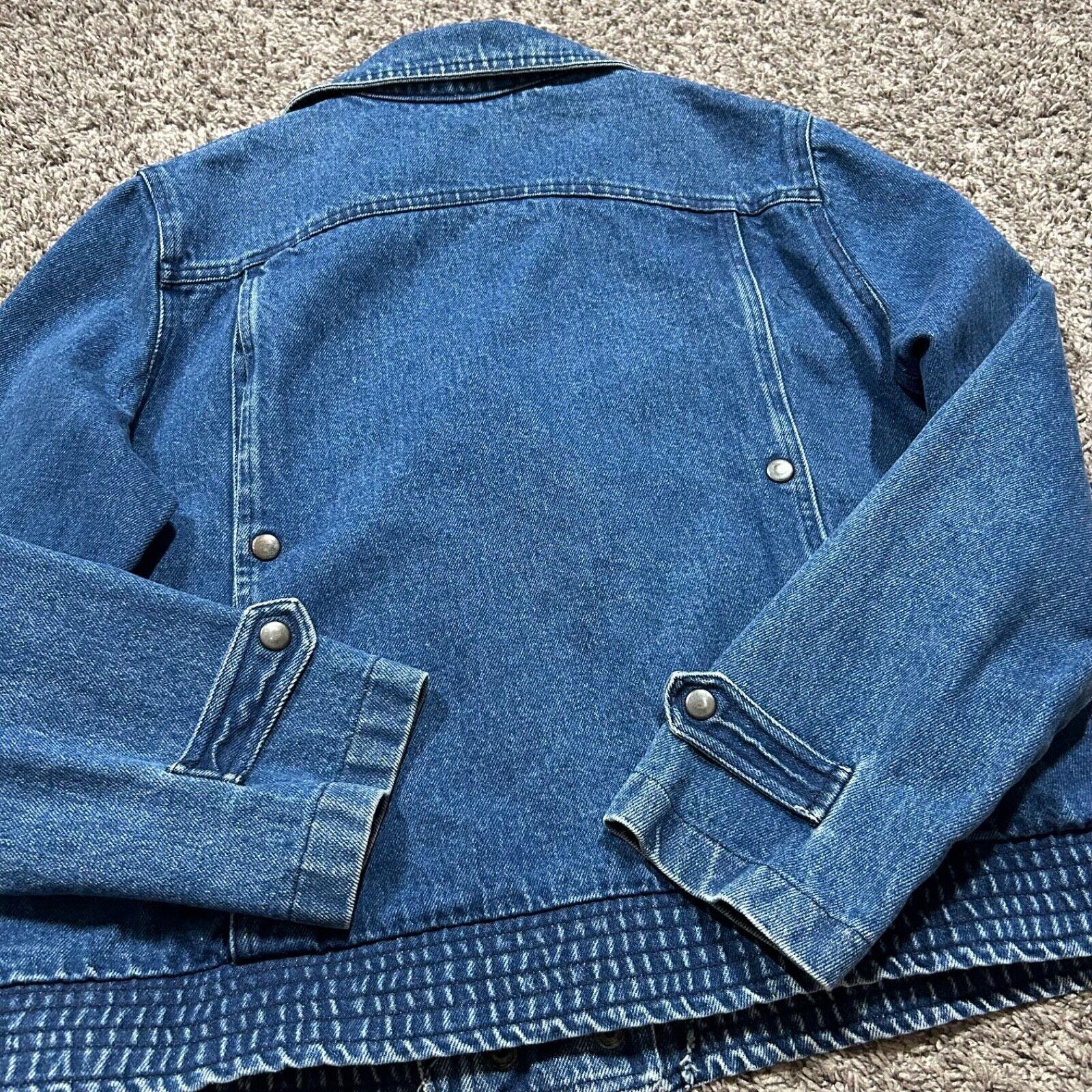 ジャケット・アウター [SullneArchives] 90s Wool Mode Blouson Vintage Denim Jacket Double Breasted 90s Y2k Snap Button