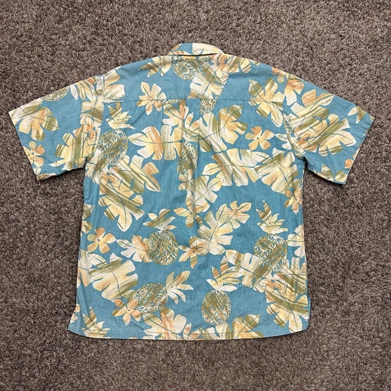 Vintage Hawaiian Shirt Floral Aloha Button Up Pin… - image 6