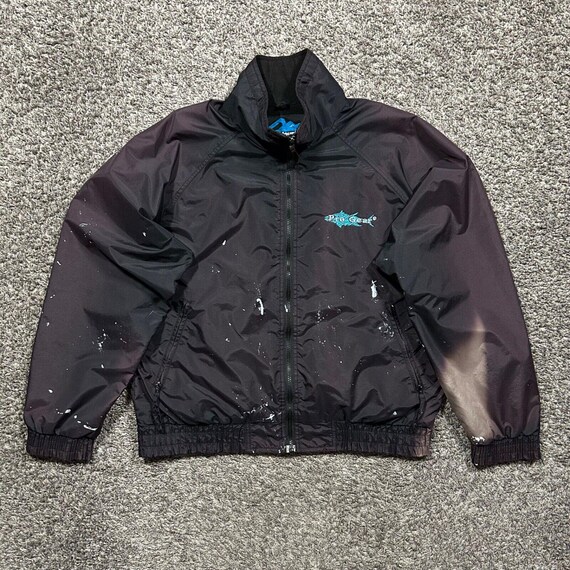 Sun Faded Nylon Jacket Y2k Windbreaker Full Zip Thrashed