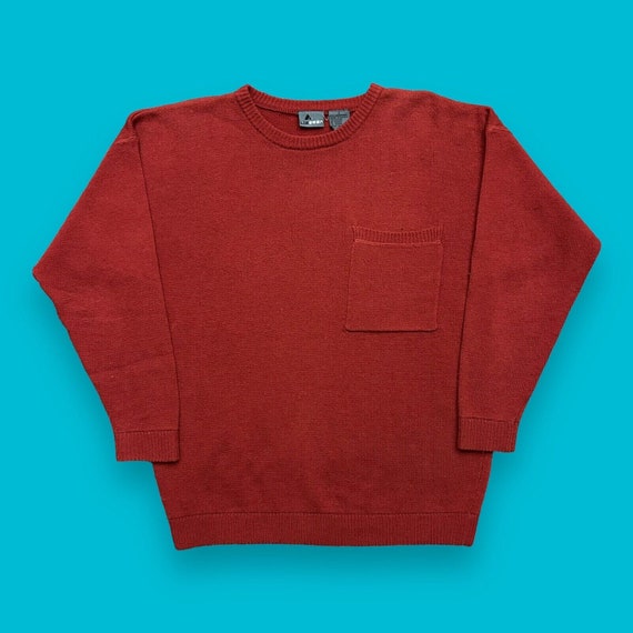 Vintage Lambswool Sweater Crewneck Pullover 90s y… - image 1