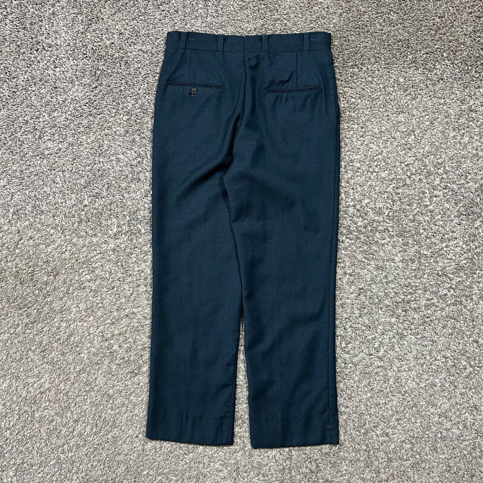 【70s】Vintage Wool Trousers TalonZip Vintage Wool Pants Trousers 38x26 70s Talon Zipper Buffallo