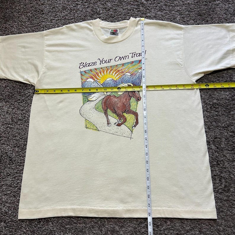 Vintage Girl Scouts Shirt Troop Leader Horse Art Graphic Tee 90s XL image 4