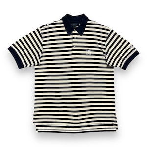 Vintage IZOD Club Polo Shirt Golf Tee LPGA Striped Collared 90s y2k Cotton