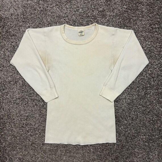 Vintage Thermal Shirt Long Sleeve Undershirt 80s 90s Long Vintage Thermal Shirt Long Sleeve Undershirt 80s 90s Long