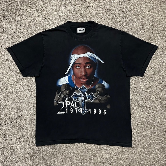 Vintage 2pac Shirt Rap Tee 90s RIP Tupac Shakur 1996 Legends Quote