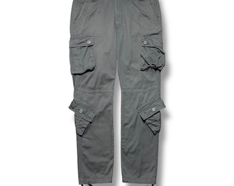 Matchstick Cargo Pants Heavy Duty Cotton Dark Gray Size 38 (39x32)