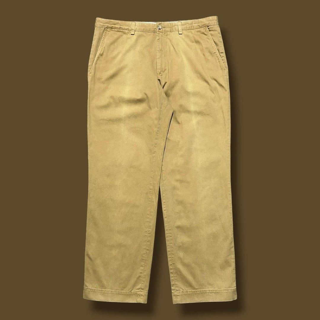 Vintage Polo Ralph Lauren Chino Pants 90s Cotton Preston Pant Sun