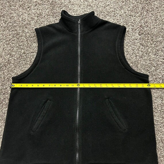Vintage Fleece Vest Full Zip Jacket 80s 90s Soft … - image 3