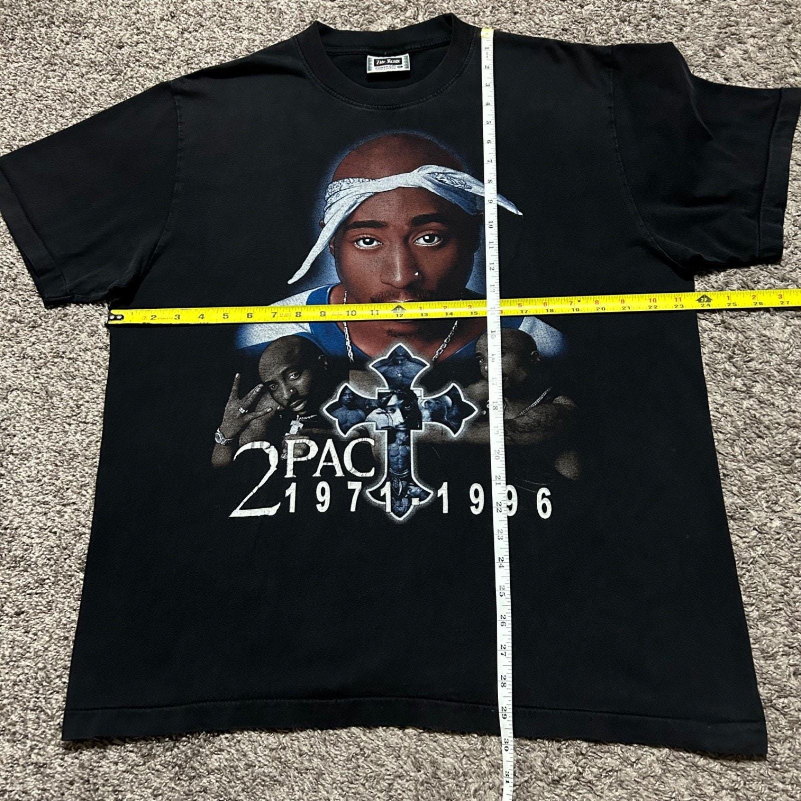 Vintage 2pac Shirt Rap Tee 90s RIP Tupac Shakur 1996 Legends Quote