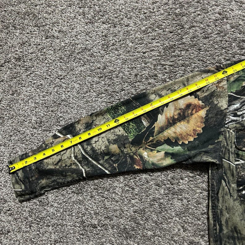 Mossy Oak Button Up Shirt Large Camo Hunting Long Sleeve Browning y2k Wasatch image 8