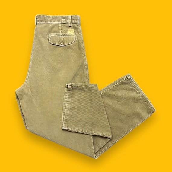 Vintage Corduroy Pants 80s 90s St Johns Bay 36x32… - image 1