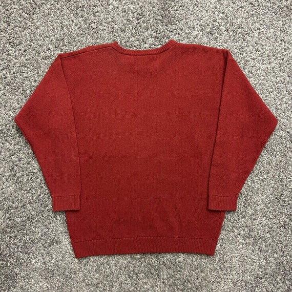 Vintage Lambswool Sweater Crewneck Pullover 90s y… - image 9
