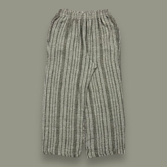 Vintage Wide Leg Pants Cropped Cynthia Maxx Rayon Blend 26-32 