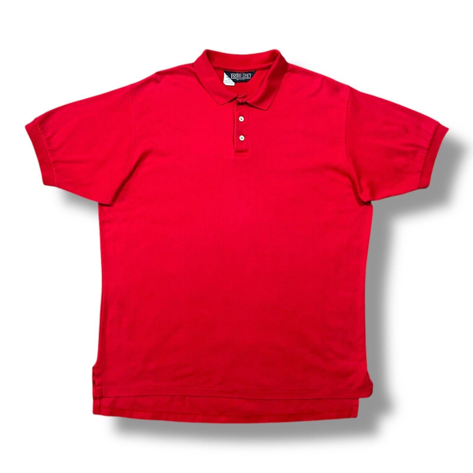 90s~ Lands’ End USA Sweatshirt Polo Vintage 90's Land's End Rugby Polo Vertical Stripe Long