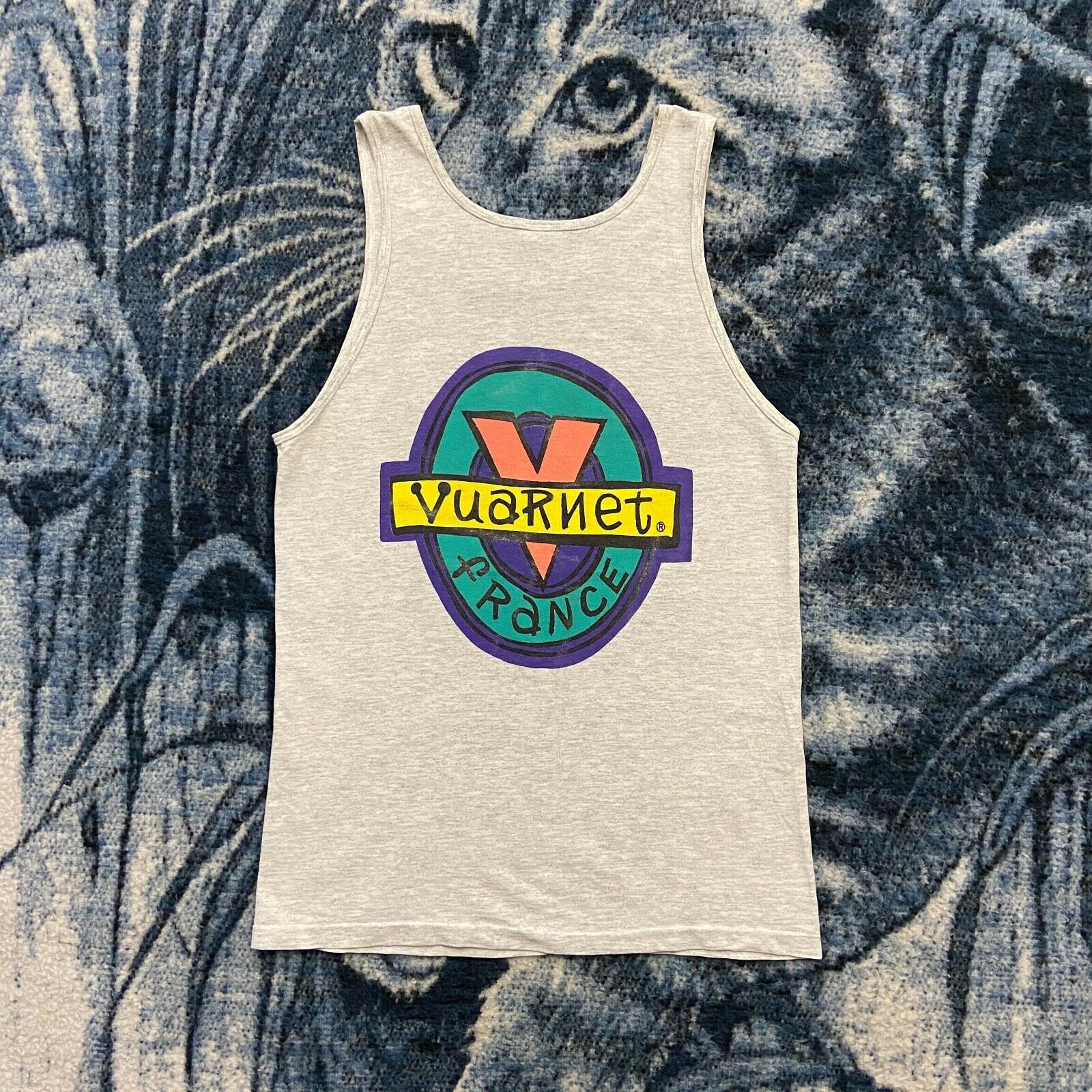 Vintage Vuarnet France Tank Top 80s 90s 