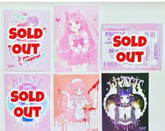 Post Card Size Art Print - Choose 1 or Entire Set