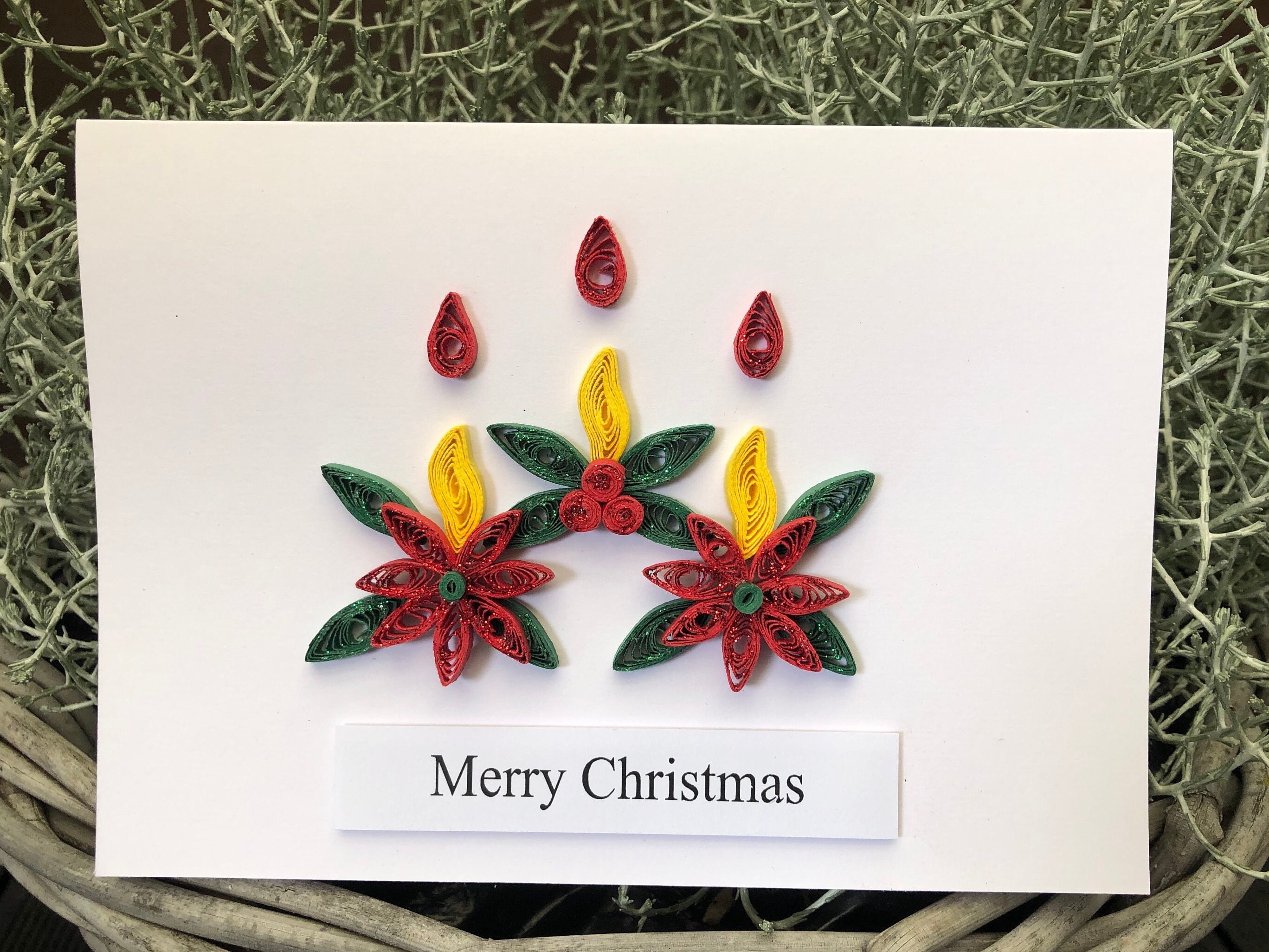 Quilling christmas cards discount