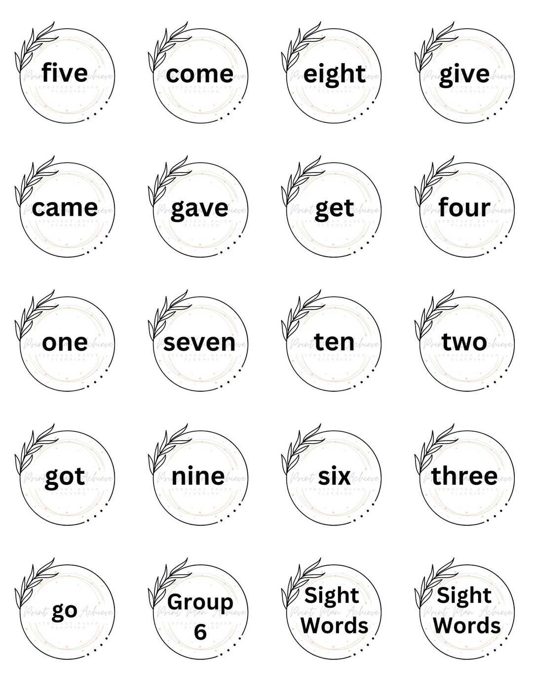 sight-words-group-5-6-flash-card-game-etsy