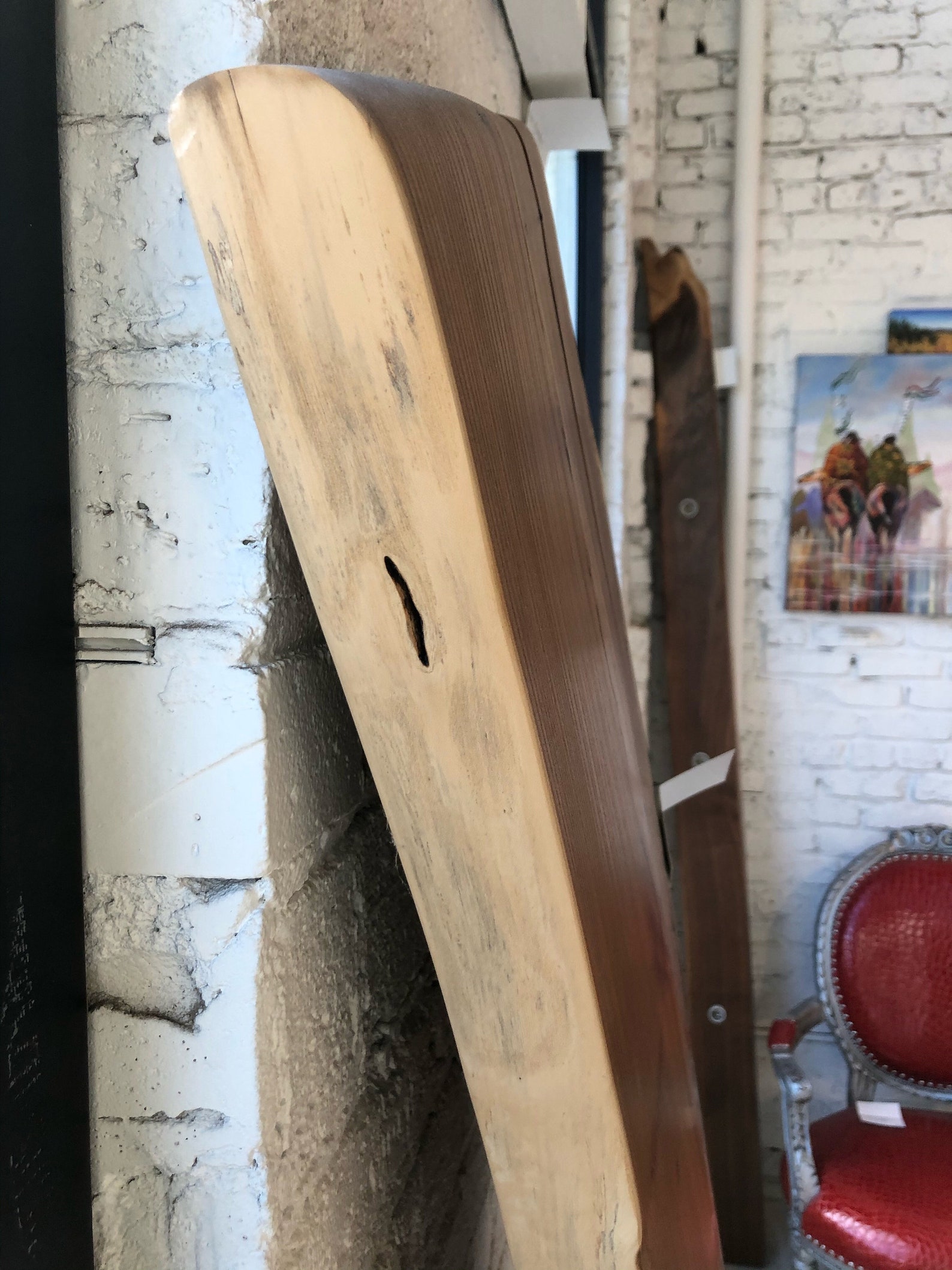 Olive wood live edge slab Etsy