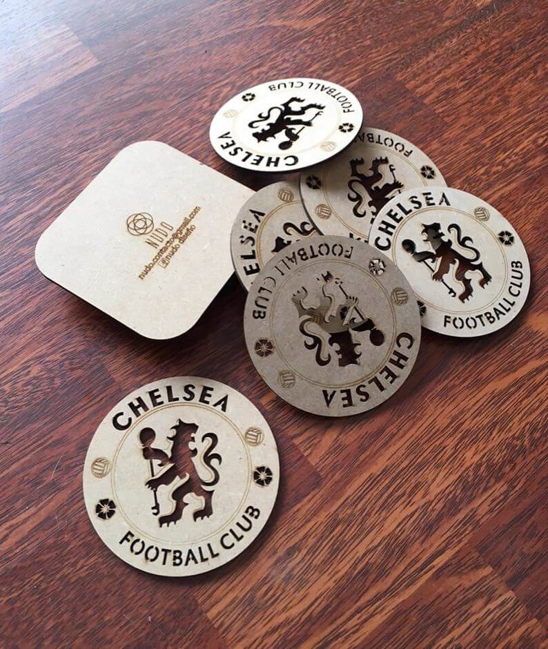 NFL Coasters Sports Team Coasters Laser Cut Coasters Choose Etsy
