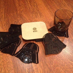 Star Wars coasters Darth Vader coasters laser cut Star Wars coasters Star Wars drinks stirrers Coasters Star Wars Star Wars Acrylic Coasters