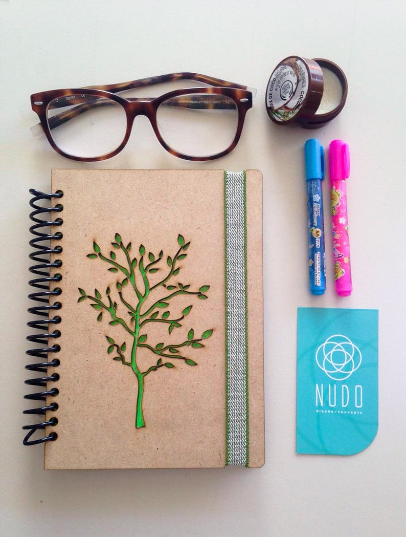 Tree Notebook Tree Journal Sketchbook Writing Journal Etsy