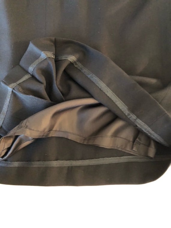 Brooks Brothers 100% Wool Black Skirt/Back Slit. … - image 10