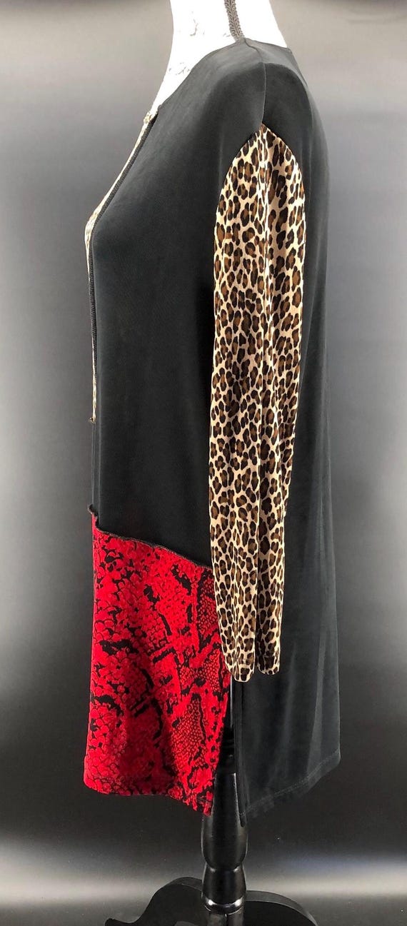 Chico’s Private Edition Multicolor Patchwork Tuni… - image 4