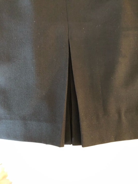 Brooks Brothers 100% Wool Black Skirt/Back Slit. … - image 9
