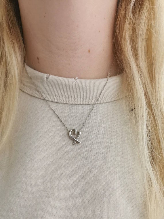 Tiffany paloma picasso heart necklace deals