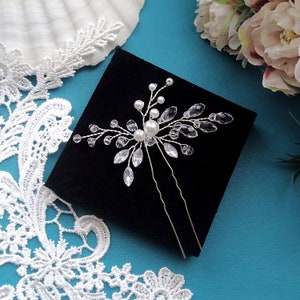 Crystal hair piece for brides or bridesmaids, Wedding hair pin, Crystal bridal comb, Wedding hair accessory EP0007