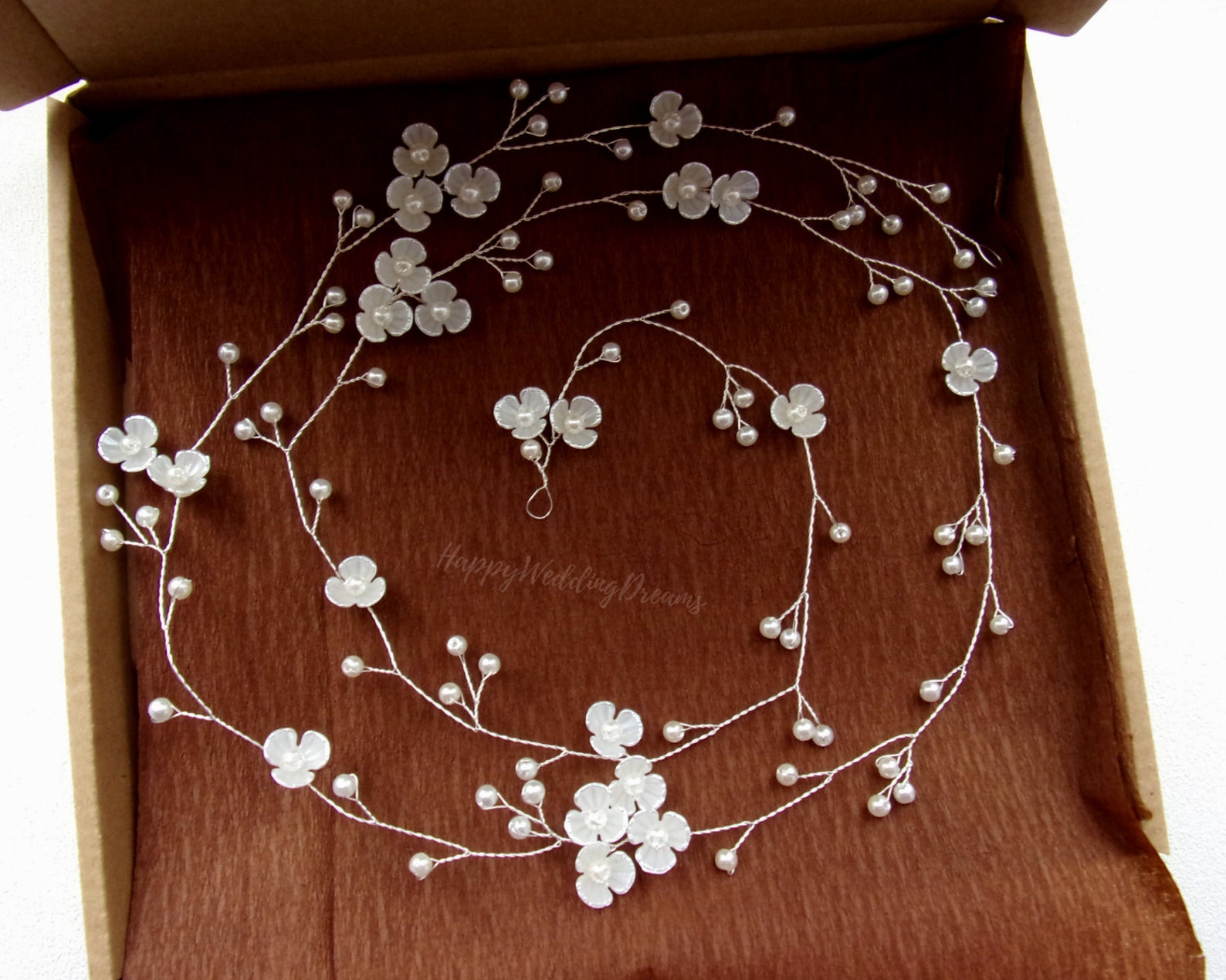 Minkissy Bandeau Mariée Strass - Vigne Cheveux Dorée Rose Gold - Bijou Mariage Élégant