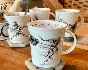 4 x Dunoon Mug Set - Designed by Robin Wight