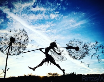 『Forest Fairy Healing.*』シーグラスアート Amazon.co.jp: XXDONG LXRZLS ガーデンミニチュア彫刻 踊る妖精