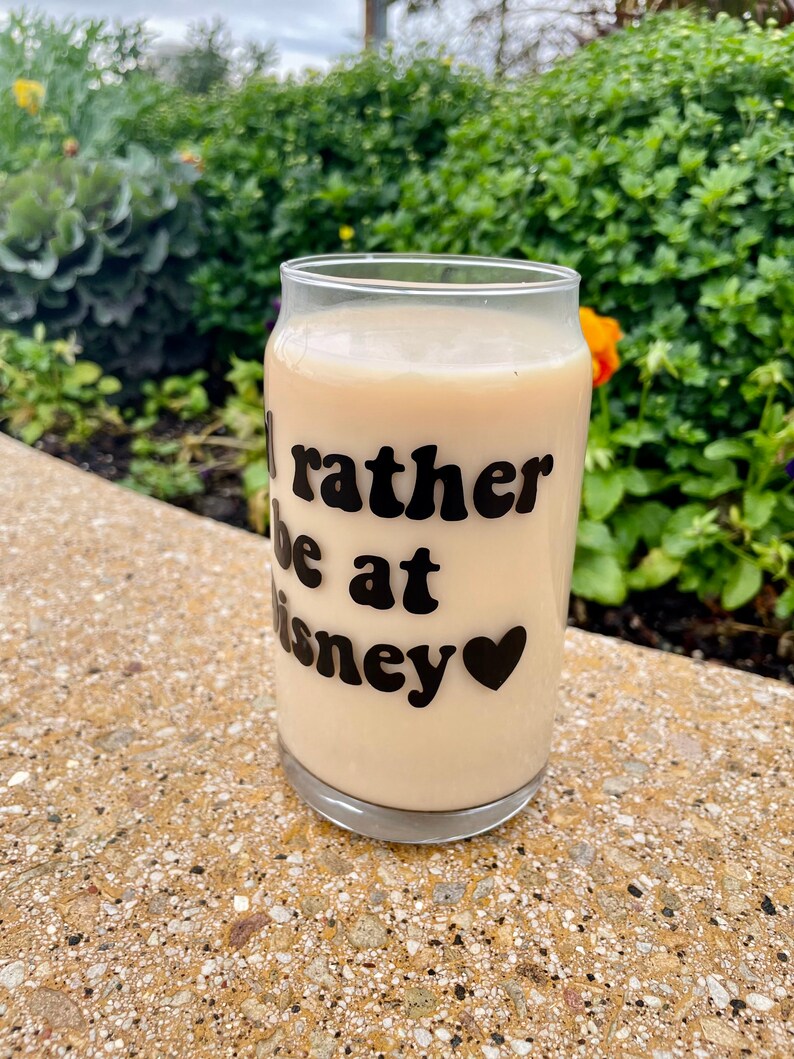 Disney Glass Cup Beer Glass Coffee Cup Soda Glass Can Etsy