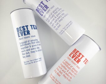 BEST TEAM EVER • Personalized Appreciation Gift for Team | Professional | Corporate | Employee Appreciation| Favorite Team| Best Team