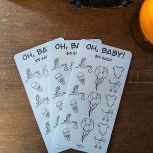 Savings Challenge Tracker - Oh Baby! Savings Challenge - Reusable Laminated Savings Tracker