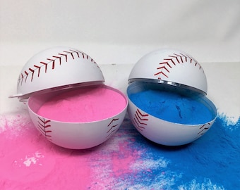 Gender Reveal Baseballs (Pink and Blue)