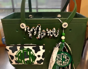 Bogg Bag Cow Print Bundle bag not included