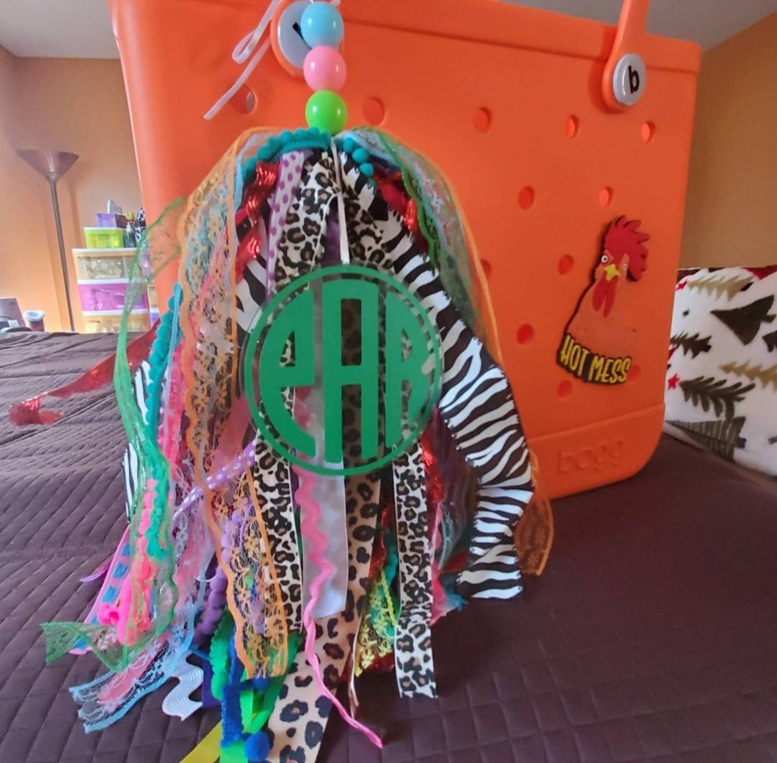 Bogg Bag Tassel Charm Monogrammed Etsy